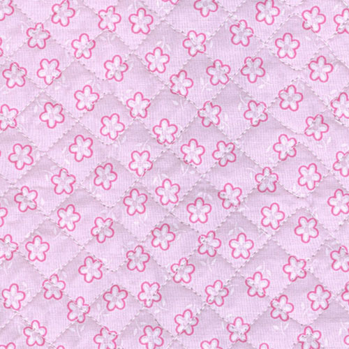 면혼방 누빔천 염색꽃(핑크)-2110천도매몰