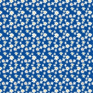 대폭 DTP 30수 흰국화-블루(d0248-3)천도매몰